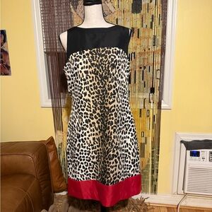 White House Black Market Black and White Dress